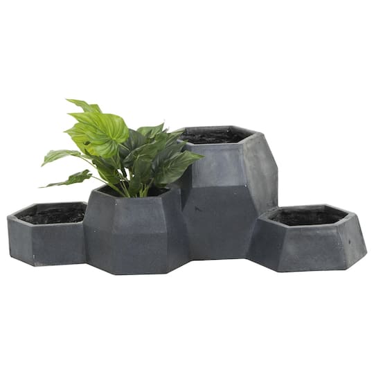 36" Dark Gray Planter